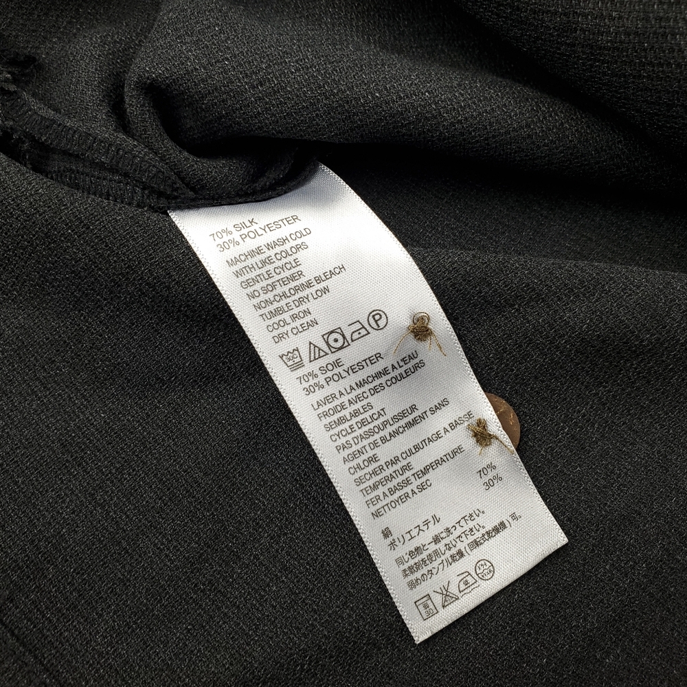 Tommy Bahama Island Zone Silk Camp Shirt Mens XL Charcoal Gray Hawaiian Beach - Picture 7 of 9